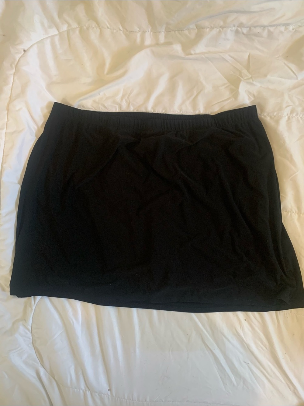 Classic Black Women’s Elastic Waist Skort